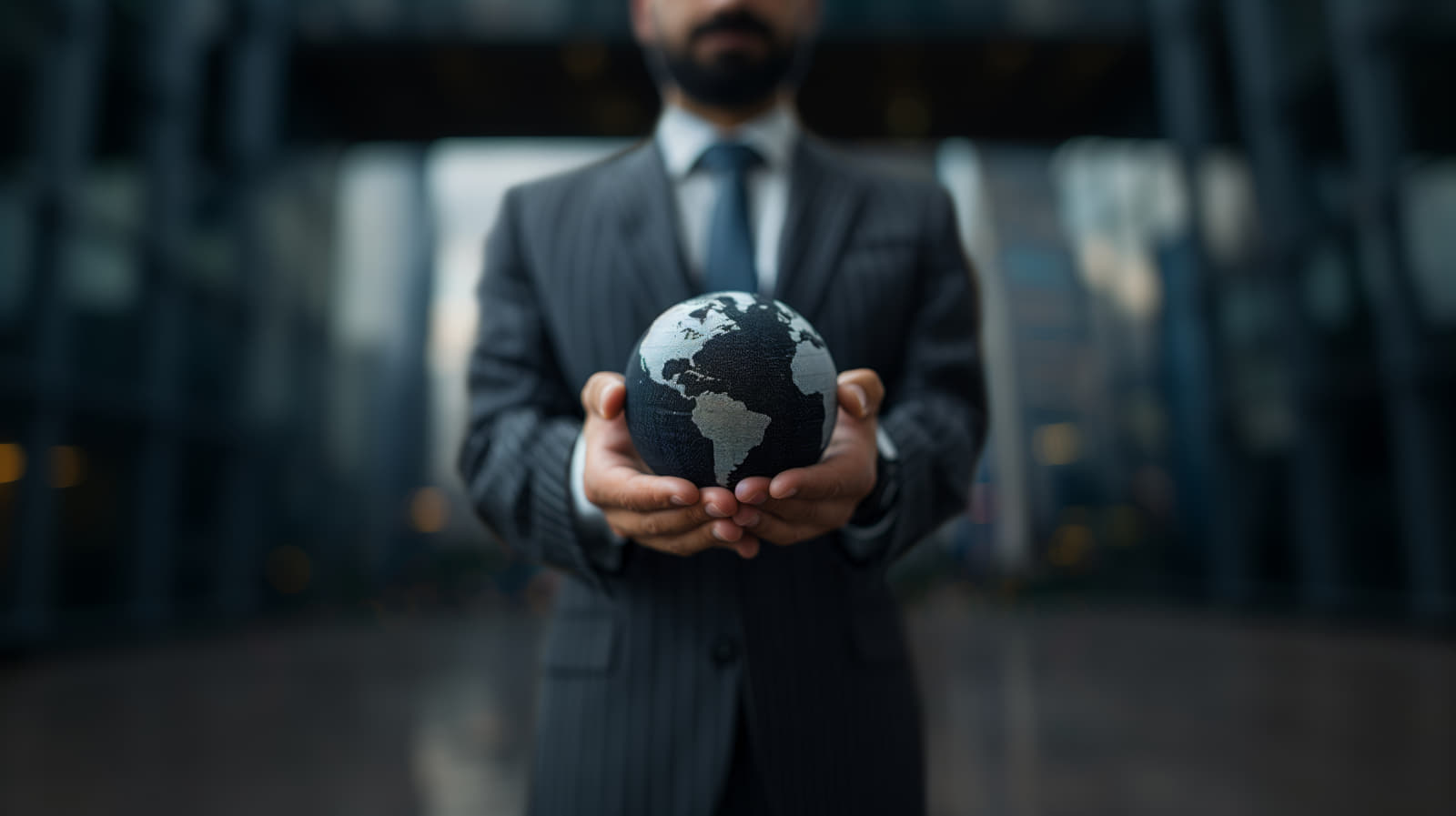 man-suit-holds-globe-his-hands